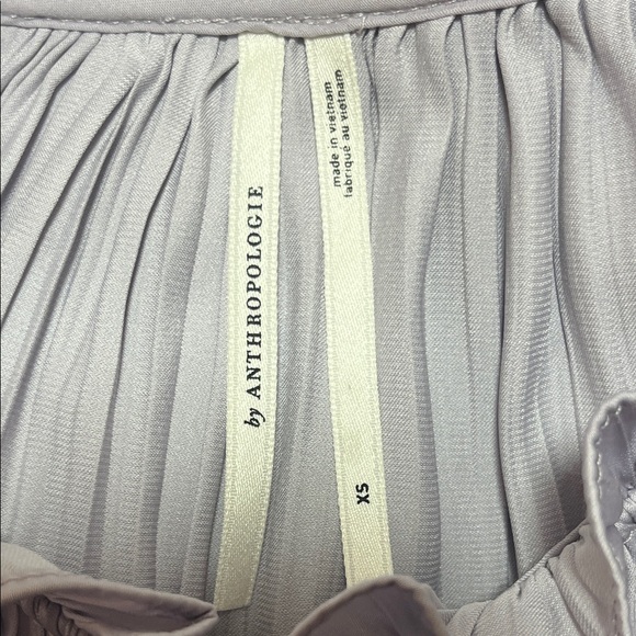 💐HP💐 Anthropologie Lavender Ruffle Blouse - Picture 8 of 8